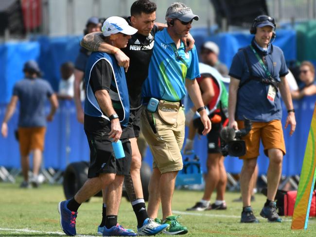 SBW had to wait an hour and a half for an ambulance after leaving the field.