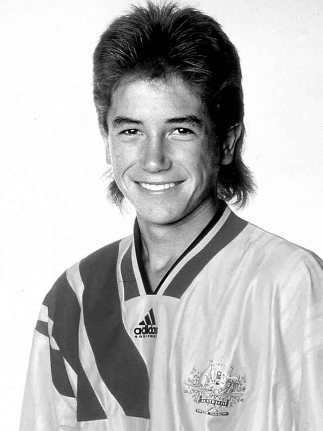 A young Socceroo, Harry Kewell.