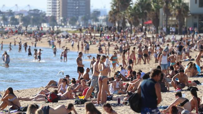 The belief that Melbourne is always hot in summer is a misconception. Picture: Alex Coppel