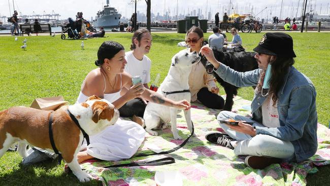 Melbourne’s lockdown is set to lift early. Picture: David Crosling