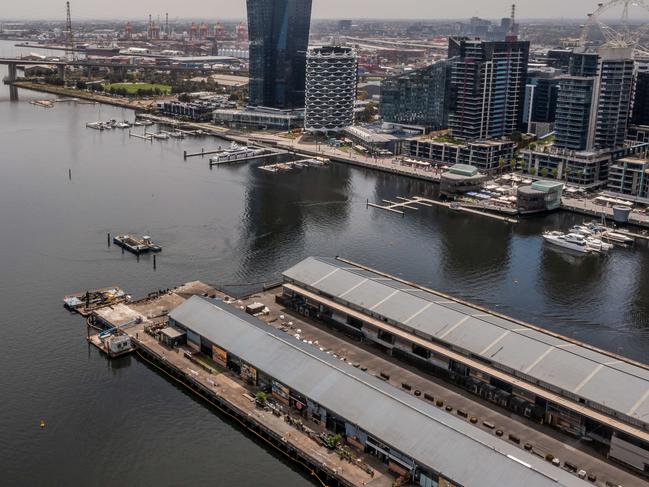 Central Pier was dramatically evacuated in August 2019. Picture: Jake Nowakowski