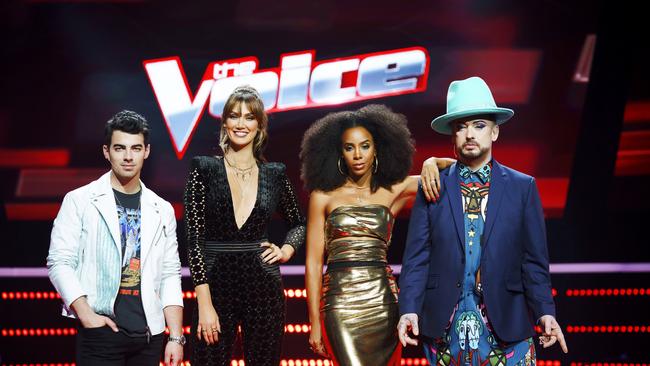 Joe Jonas, Delta Goodrem, Kelly Rowland &amp; Boy George.