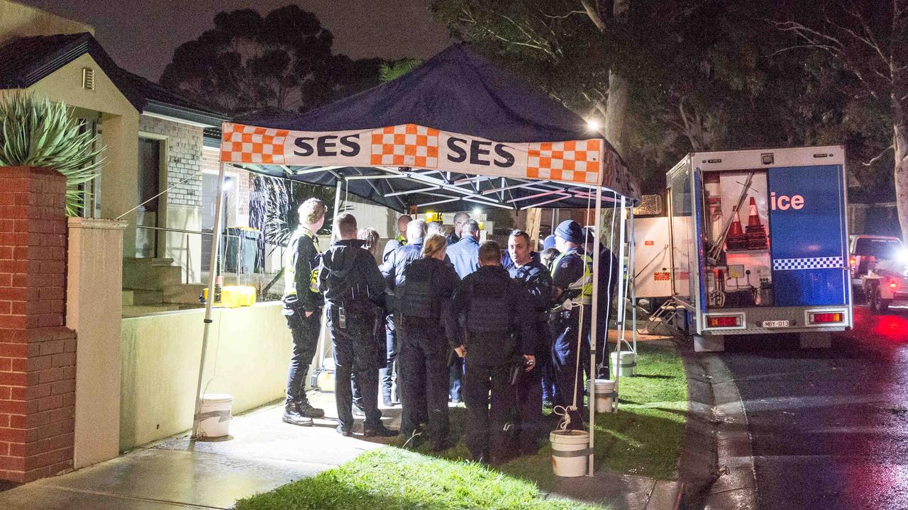 The scene of a dog attack in Mill Park where a man was killed. Picture: Jake Nowakowski