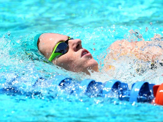 Emily Seebohm and the rest of the Australian swim team train at Auburn University in the USA in preparation for the Rio Olympics. Pics Adam Head