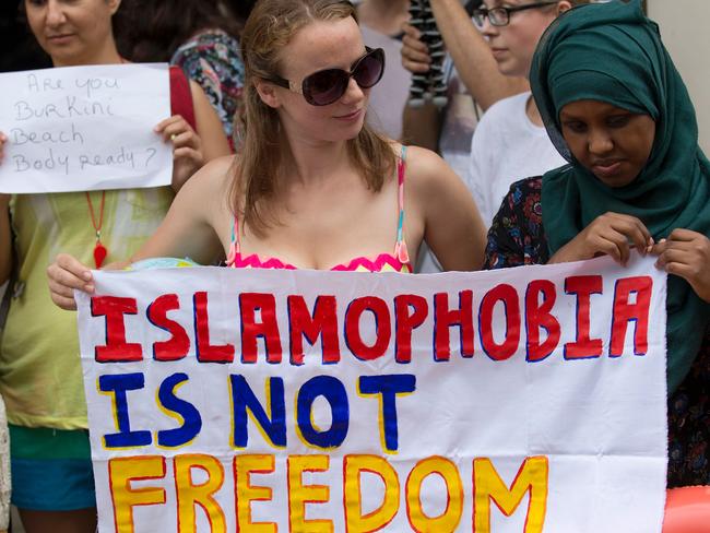 The banning of the buirkini in France sparked international outrage. In London, protesters held a burkini beach party outside the French embassy.