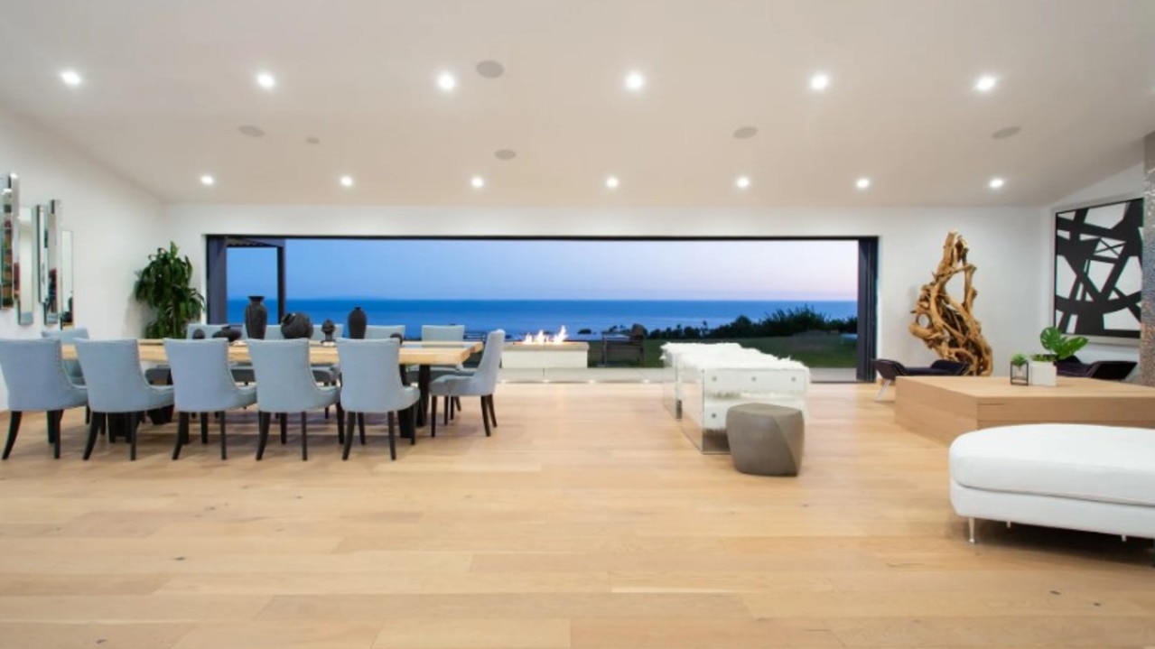 The view of the ocean from the home’s large main living area. Picture: Sotheby's International Realty