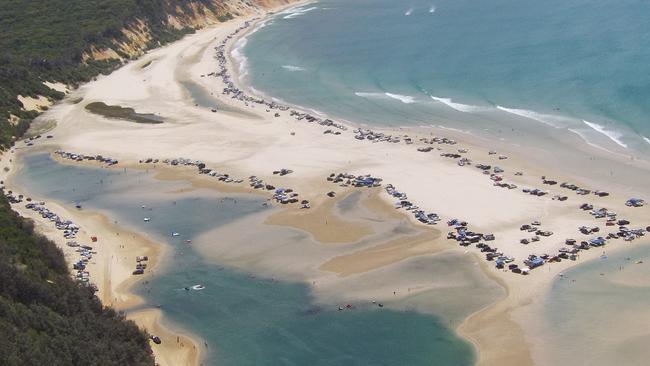 Usually the capacity of campers allowed in the Cooloola Cove Recreation Area is 2300, which has been dramatically reduced due to COVID-19 restrictions.