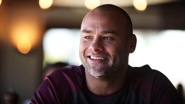 Stewart has rebuilt his life and is back coaching at Manly. Picture: Phil Hillyard