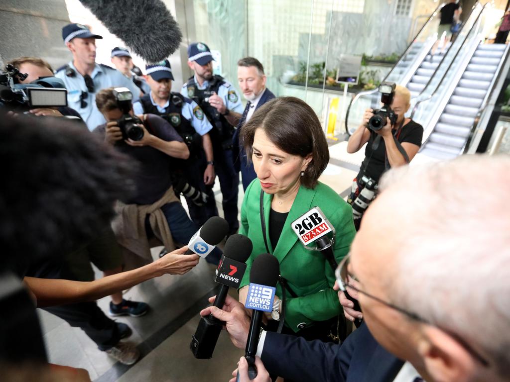 Former NSW Premier Gladys Berejiklian consistently said she was acting on health advice during the Delta lockdown. Picture: NCA NewsWire / Damian Shaw