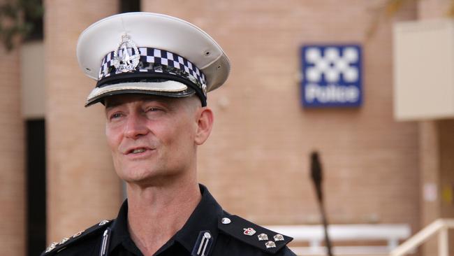 Northern Territory Police southern commander James Gray-Spence. Picture: Gera Kazakov