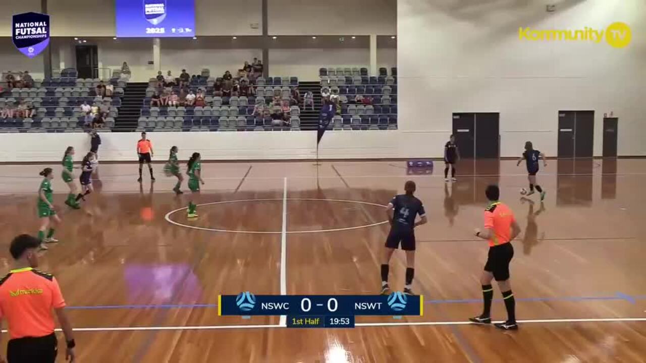 Replay: Football NSW Country v Football NSW Thunder (U15 Girls) - 2025 National Futsal Championships Day 2