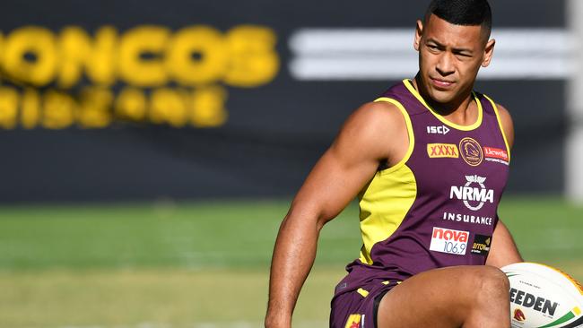 Isaako has been a revelation for Brisbane. (AAP Image/Darren England)