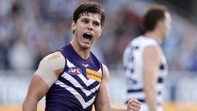 Lachie Schultz kicked 33 goals this year. Picture: Martin Keep/Getty Images