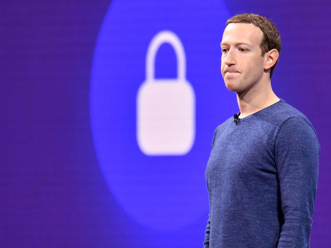 Mark Zuckerberg has come under fire after a slew of recent controversies. Picture: AFP