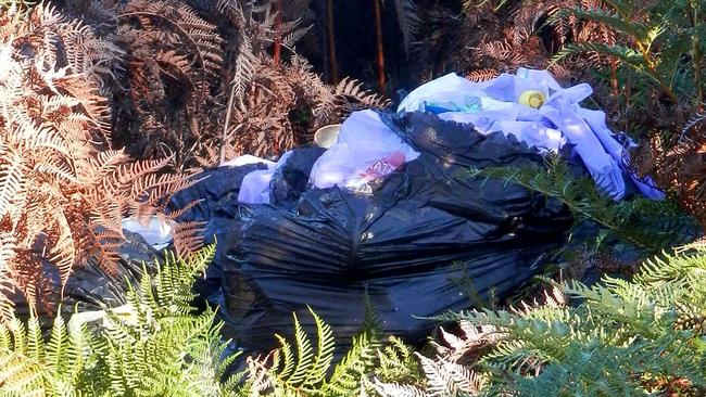 Bruny Island rubbish supplied pix