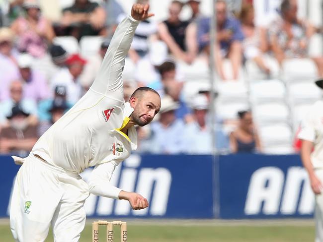 Essex batsmen belted Nathan Lyon on day two of the tour match.