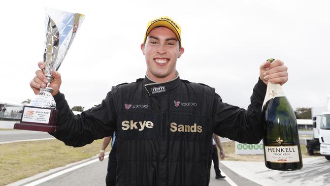 Thomas Randle will hopefully be back celebrating race wins soon. Picture: Supplied