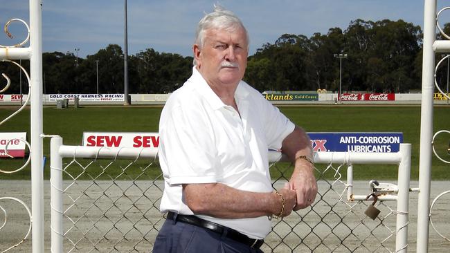Gold Coast Harness Racing club president Barry Grimsey at the former Parklands night.