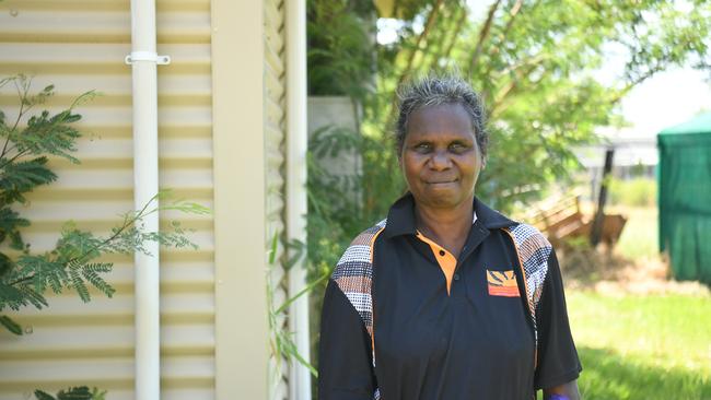Sunrise Aboriginal Health Corporation Mavis at the Barunga office. Picture: Amanda Parkinson