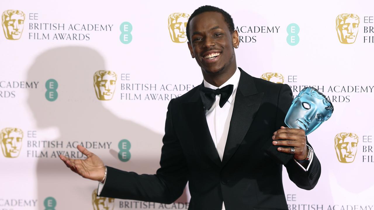 Micheal Ward, winner of the the rising star BAFTA. Picture: AP