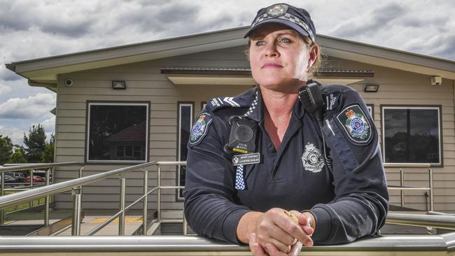 Senior Constable Catherine English for IWD feature. Picture: Nev Madsen