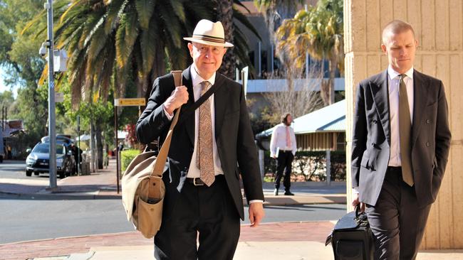 Phillip Boulten SC, acting for the North Australian Aboriginal Justice Agency, at the Alice Springs Local Court on Monday, September 5, 2022. Picture: Jason Walls