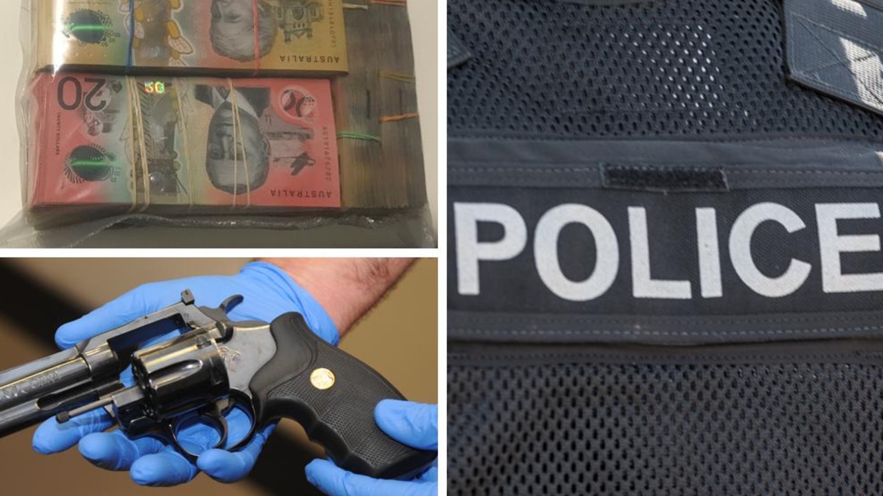 Drug mule tradie tries to get gun, $110k cash past airport security