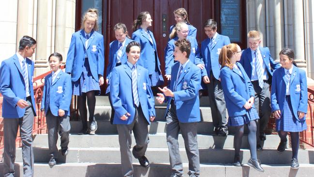 Students at Watsonia’s Loyola College.