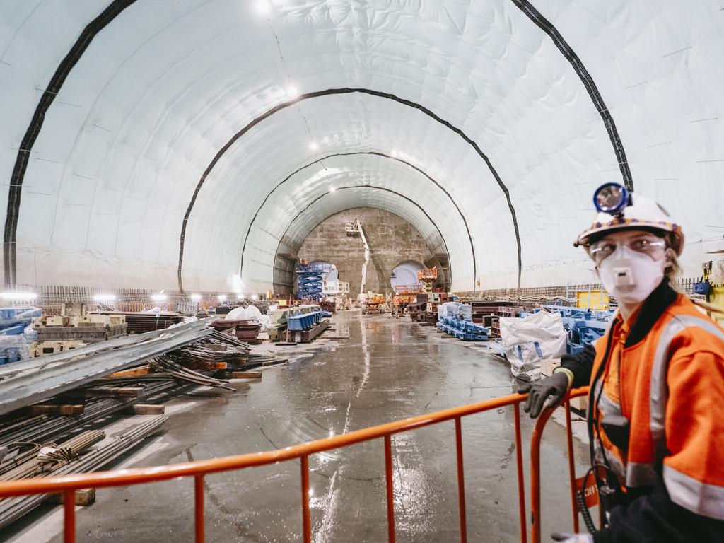 The Albert St station cavern. Picture: Dan Peled via The Photo Pitch.