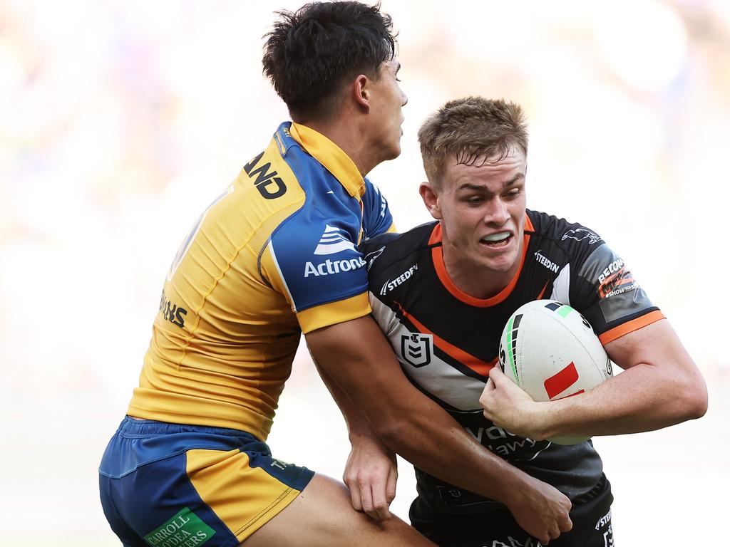 The Wests Tigers and Eels will battle to avoid the spoon. Picture: Matt King/Getty Images