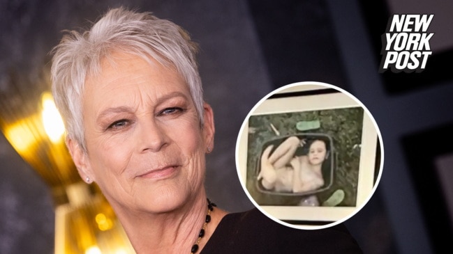 Jamie Lee Curtis explains bizarre framed photo of naked child in home  office  — Australia's leading news site