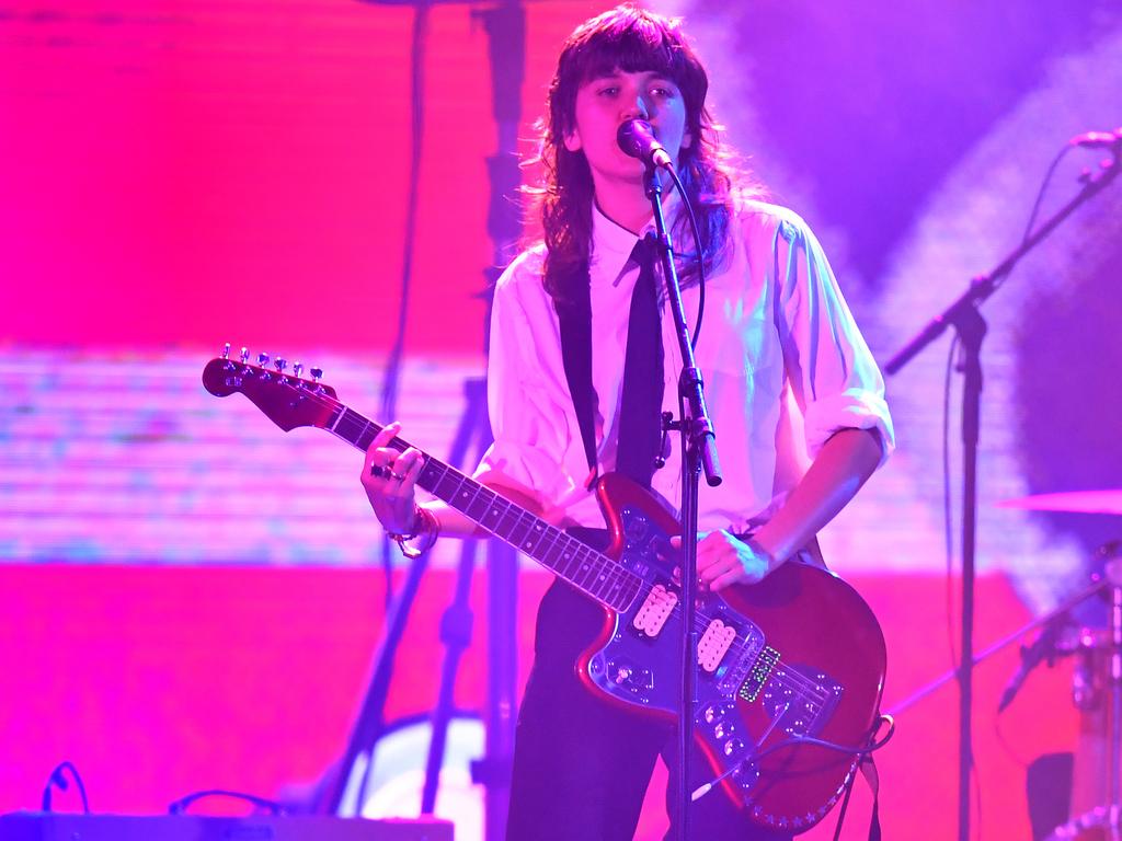 11. Courtney Barnett - 2003-2005 - Musician - Barnett’s debut album, Sometimes I Sit and Think, and Sometimes I Just Sit, was in to widespread critical acclaim. In the same year she won four awards at the ARIA Music Awards and was named by APRA as the Australian songwriter of the year. She recently performed at Mona Foma. Picture: AAP