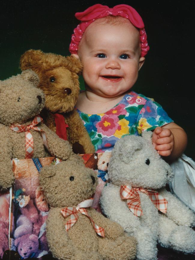 Baby Laura Folbigg. Picture: File