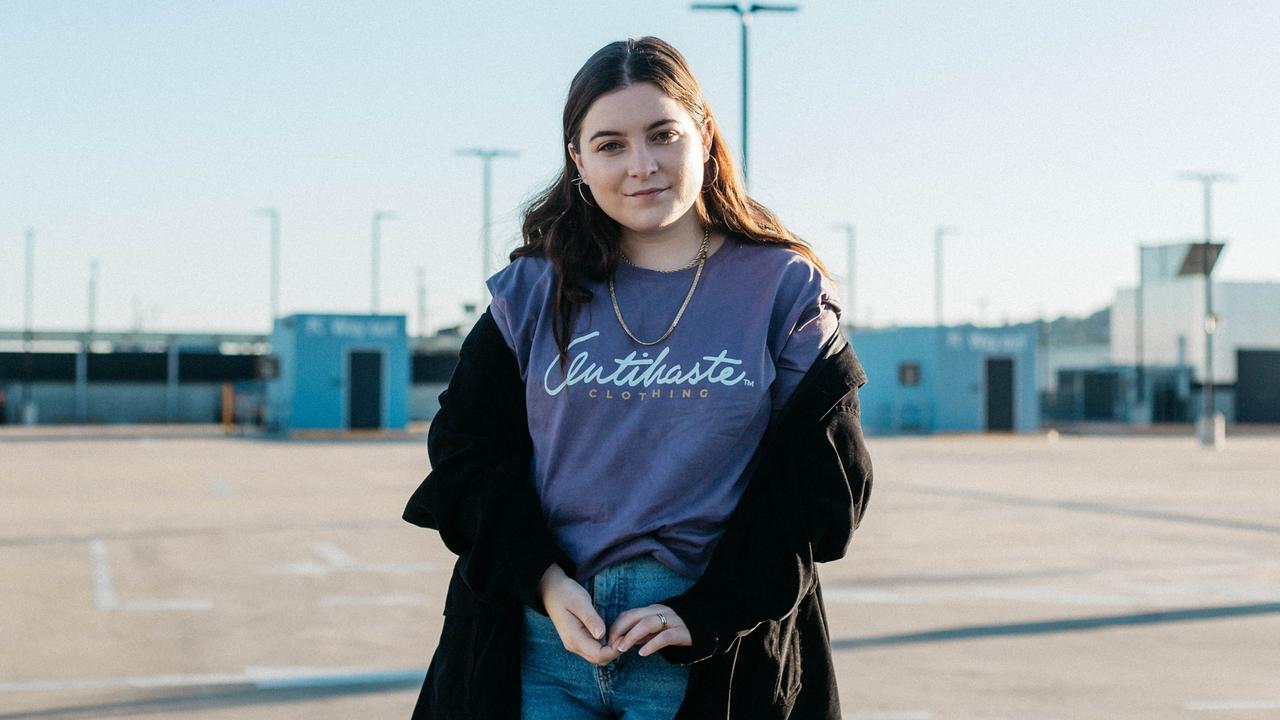 RELAX RECHARGE: Ana Ott (pictured) and her husband Stephen Ott have launched their own clothing business Antihaste to remind people to look after their mental health.