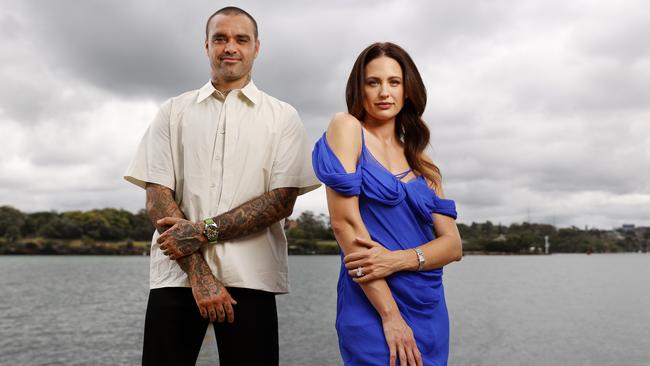 Otis Hope Carey and Jesinta Franklin. Picture: Jonathan Ng.
