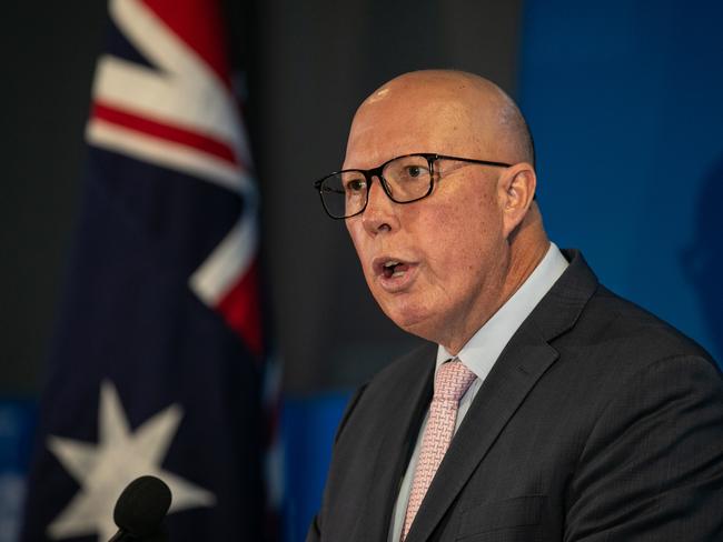 Peter Dutton should drop ‘Get Australia back on track’ and adopt speaking at a Liberal Party rally held in the seat of Bennelong.