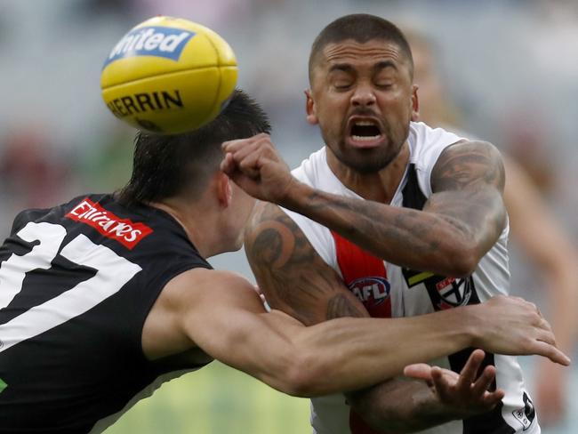 Bradley Hill had a day out for the Saints. Picture: Getty Images