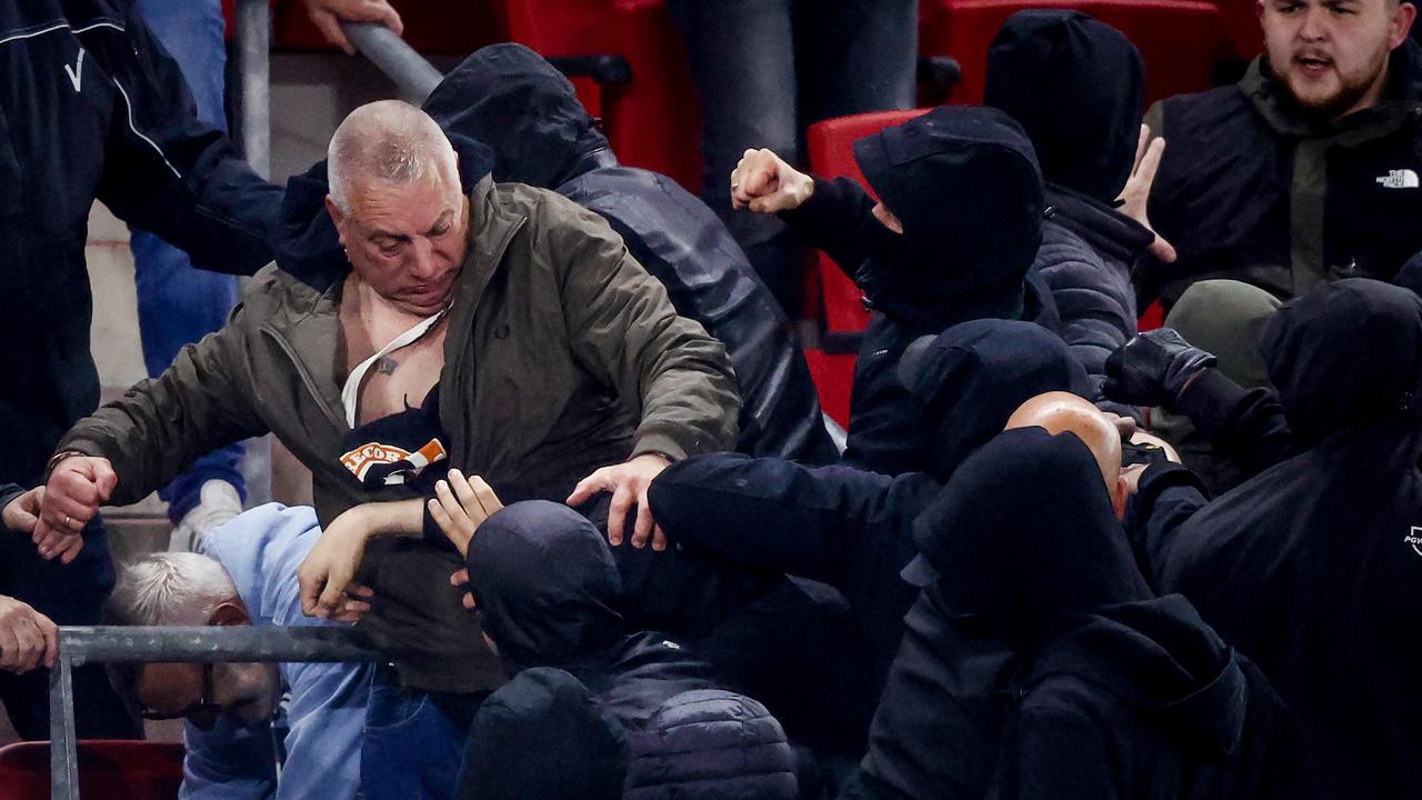 Supporters attacked relatives of West Ham United players. Photo by Angelo Blankespoor/Soccrates/Getty Images.