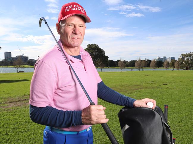 Sam Newman will be stoked, golf is back! Picture: Alex Coppel.