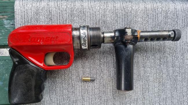 A woman has been arrested in Coffs Harbour for an alleged ram raid attempt in Sydney. Police allege they found a homemade firearm in her vehicle. Picture: NSW Police