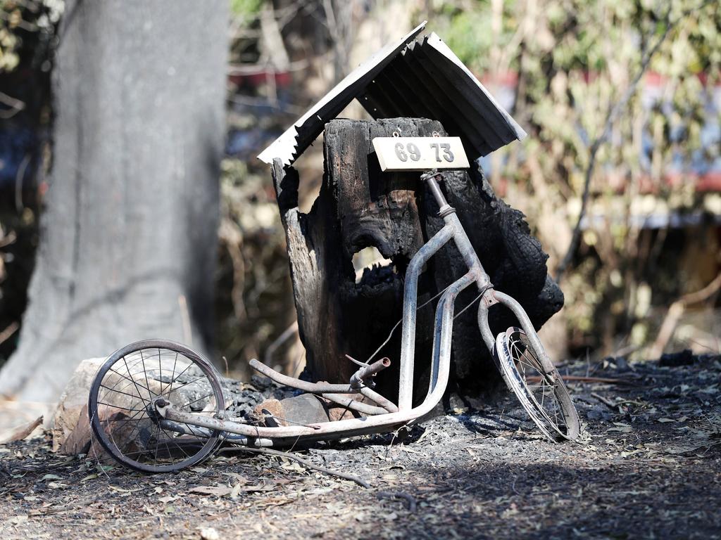 What remains of a bike. Picture: Nigel Hallett