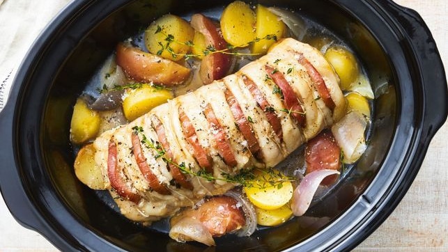 Show off your slow cooking skills with this pork roast.