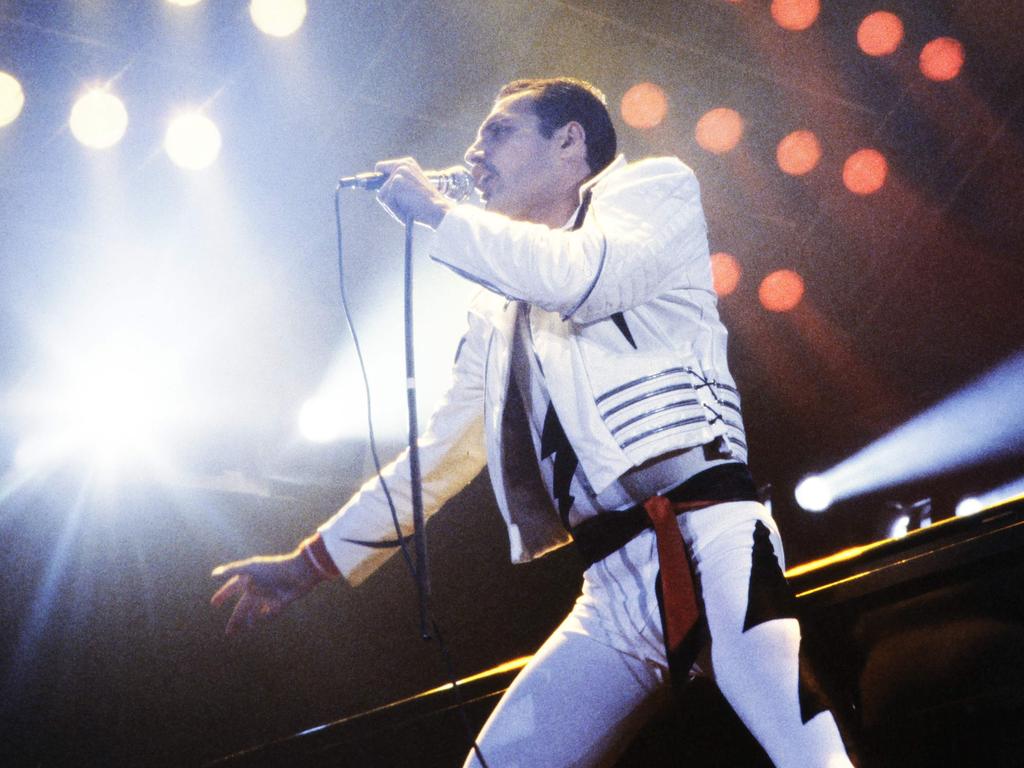 The life of the real Freddie Mercury was darker than the film makes out. Picture: Jean-Claude Coutausse/AFP