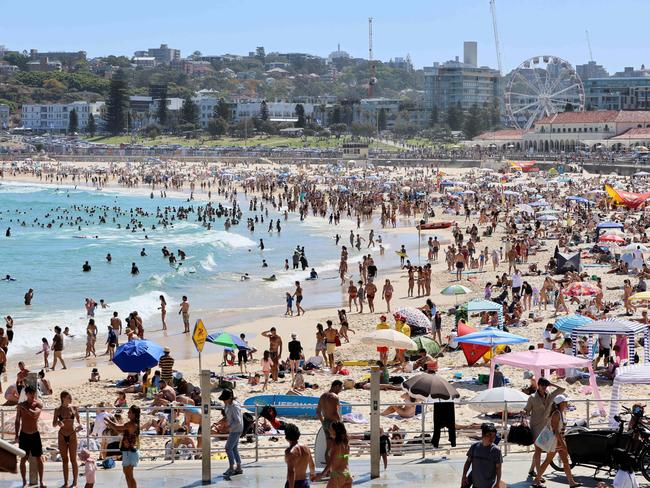 Families in Western Sydney will get their own Bondi-style beach. Picture: Damian Shaw