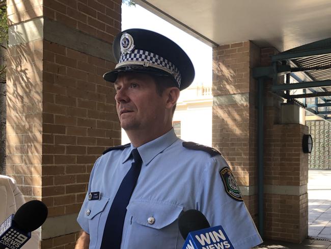 Wollongong Police District acting inspector Dave Parker.
