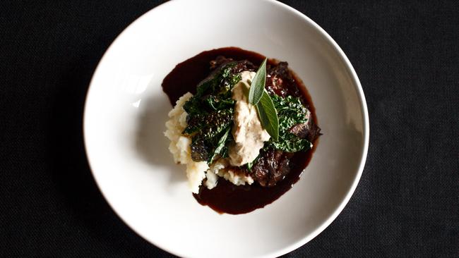 Braised beef cheek.