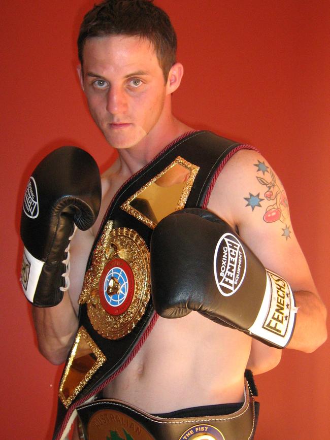 Davey (pictured) and Tommy Browne grew up fighting together. Picture: Supplied