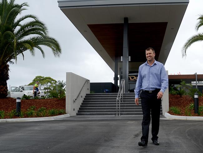 General Manager Darren Thornton outside the club.