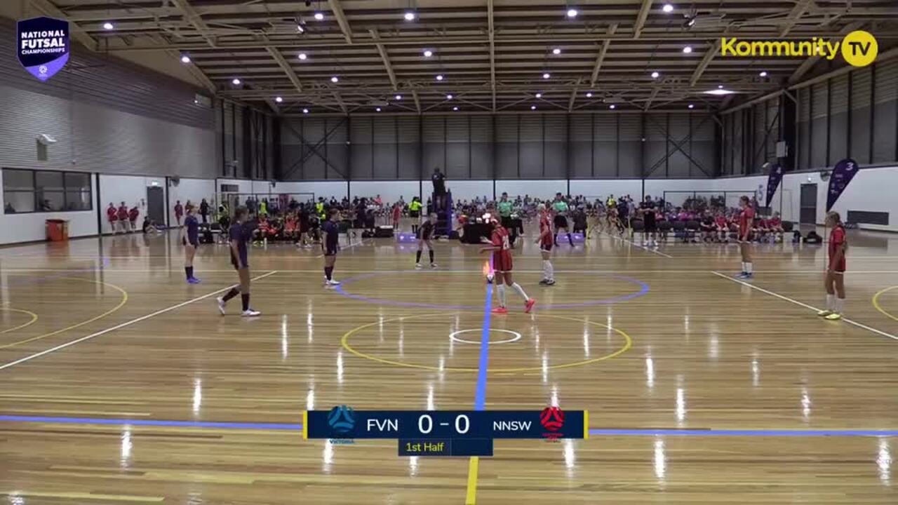 Replay: Football Victoria Navy v Football Northern NSW (U13 Girls) -  2025 National Futsal Championships Day 1