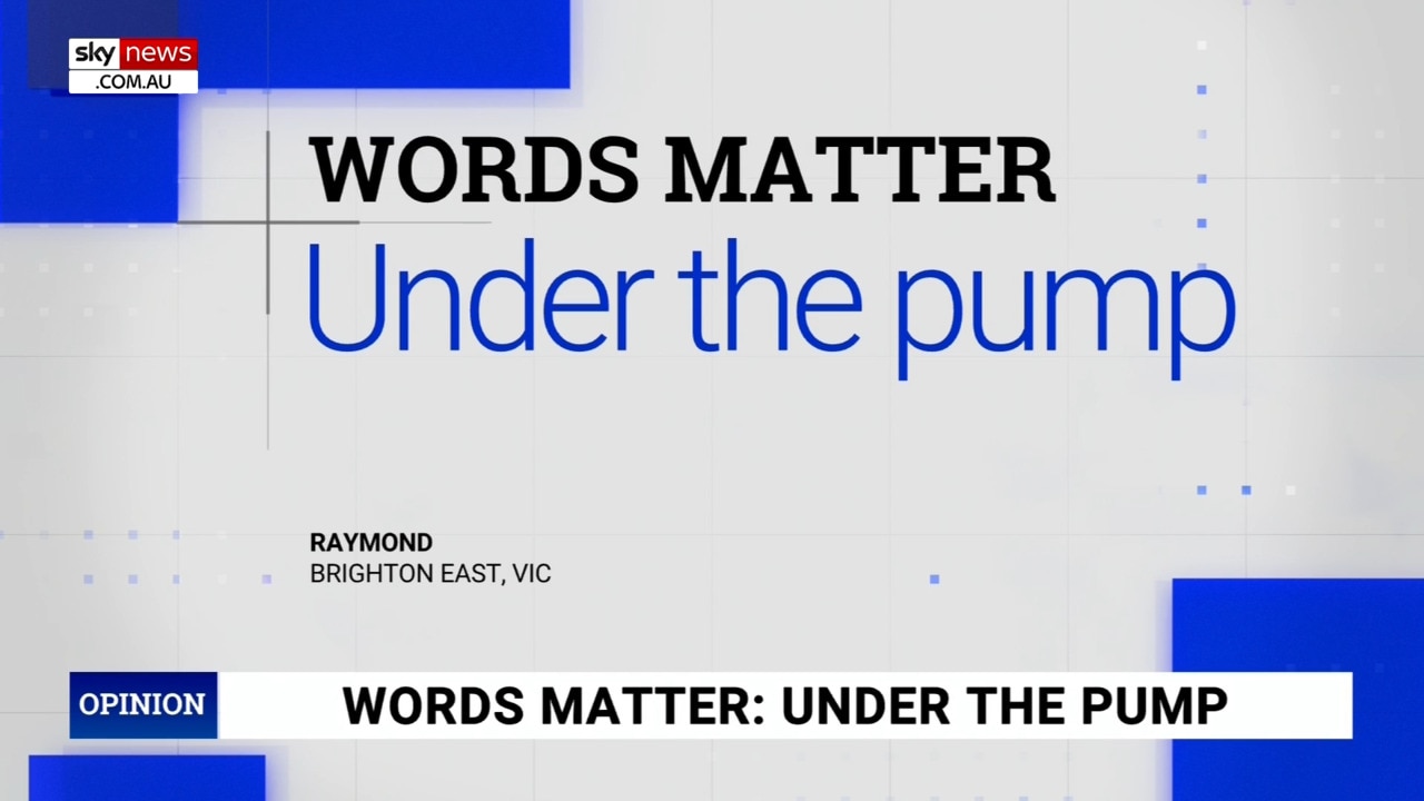 Words matter with Kel Richards: ‘Under the pump’ explained | NT News